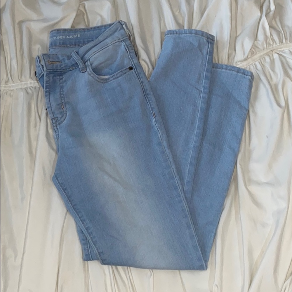 Light Blue Skinny Jeans From Old Navy